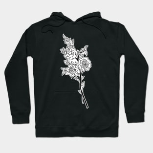 Beautiful flowers doodle Hoodie